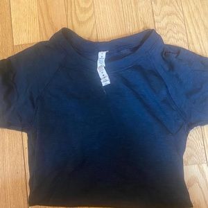 Lululemon run swiftly short sleeve navy 4